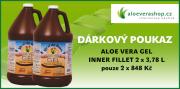 drkov poukaz ALOE VERA GEL INNER FILLET 2 x 3,78 L