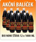 AK�N� BAL��EK BIO NONI ���VA (D�US) 12 X 1000 ML SE SLEVOU 12 X 250 K�