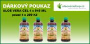 drkov poukaz ALOE VERA GEL 4 x 946 ML